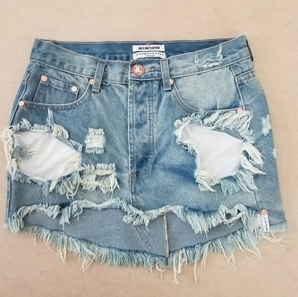 one teaspoon junkyard mini skirt